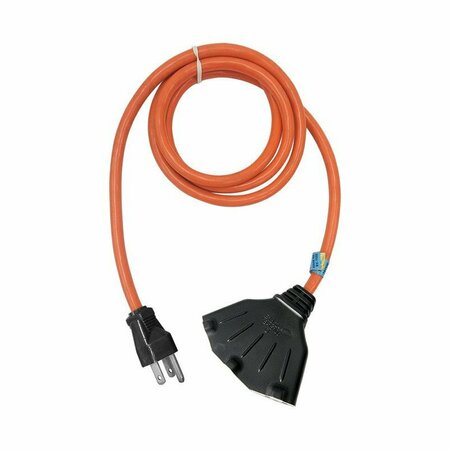 KINTRON Ext Cord 12/3 Org 10' 10P-002-010FOGP